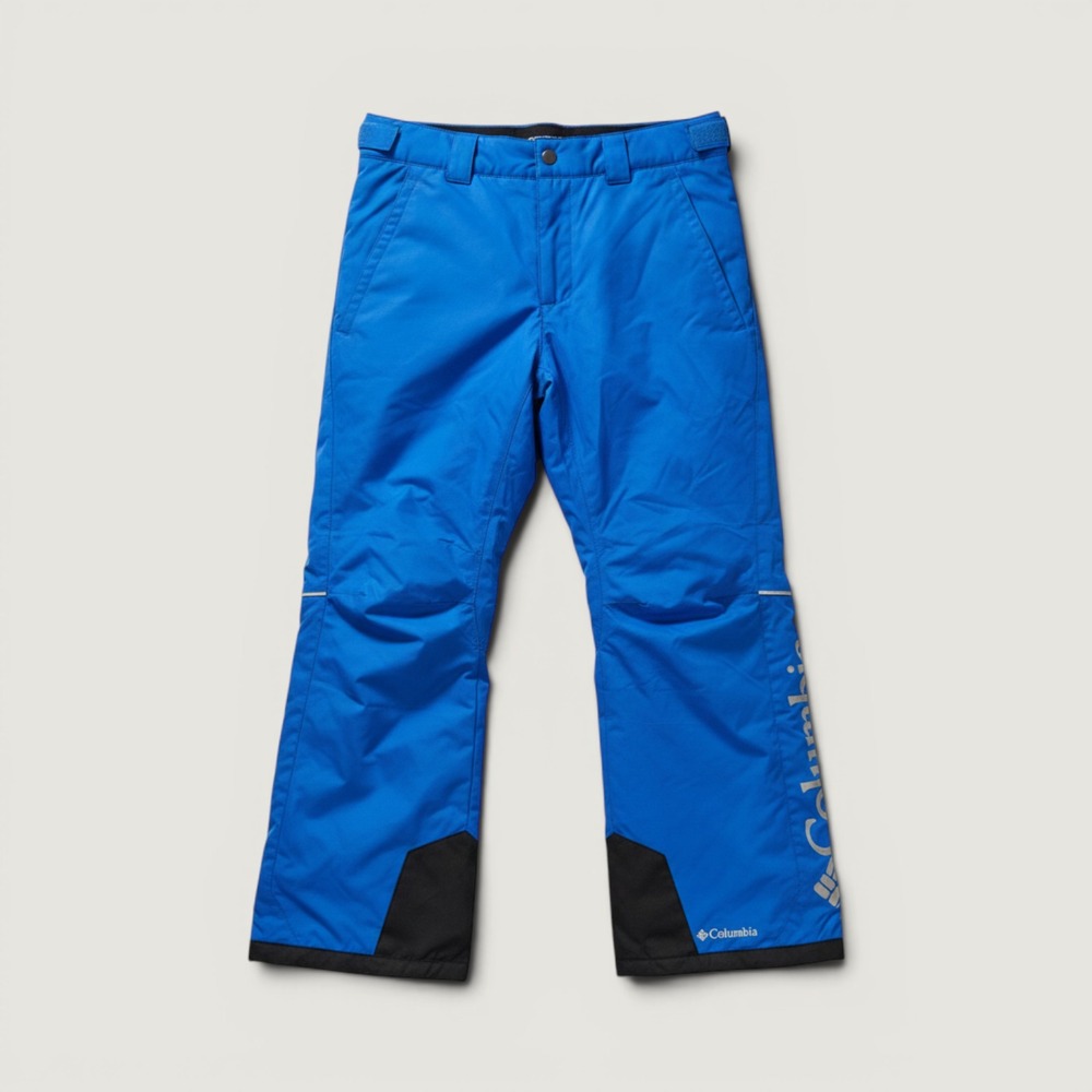 Columbia Kids Blue Omni-Heat Outgrown Snow Pants Insulated Ski Bibs Size Medium